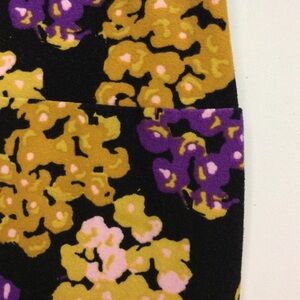 LuLaRoe One Size Floral Multicolored Leggings